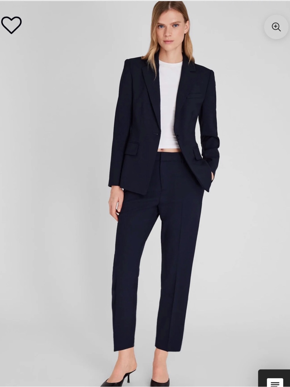 Club Monaco Navy Tailored Women's Suit (PANTS AND BLAZER) Both Size 10
